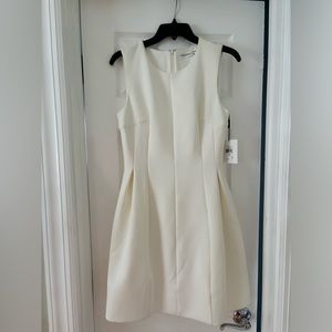 Calvin Klein cream dress in a size 10